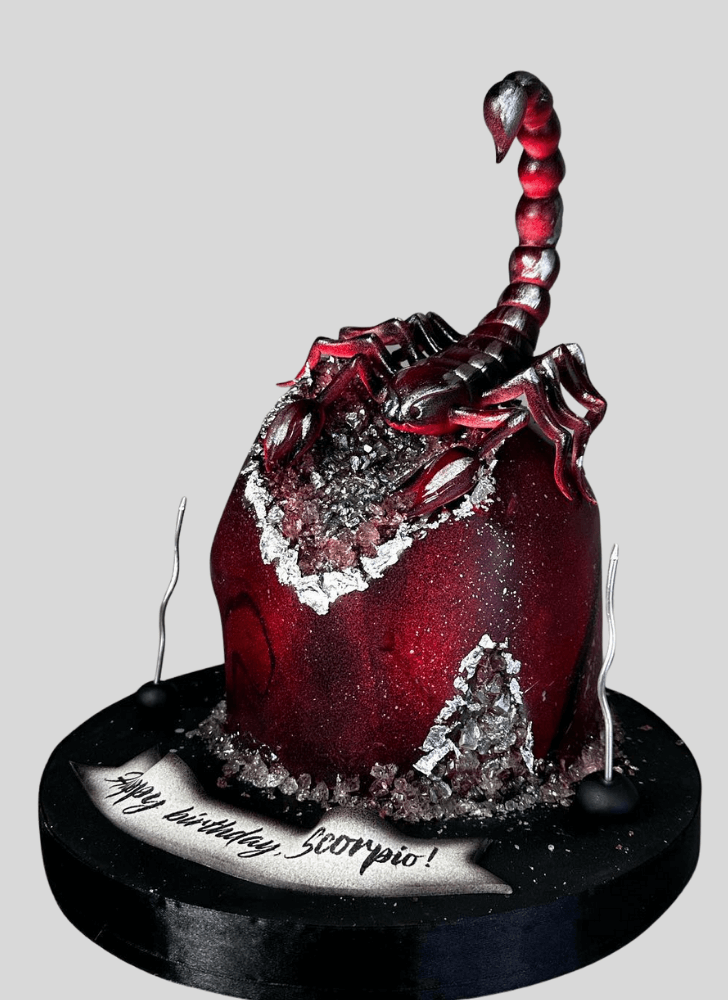 Classy Scorpion Cake