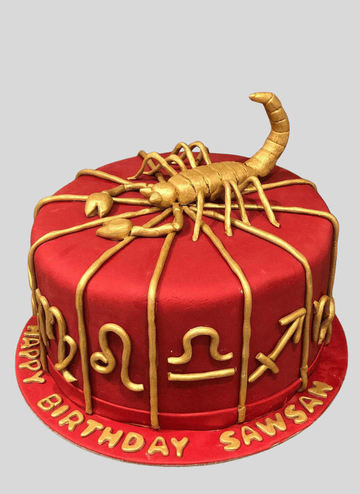 Dazzling Scorpion Cake