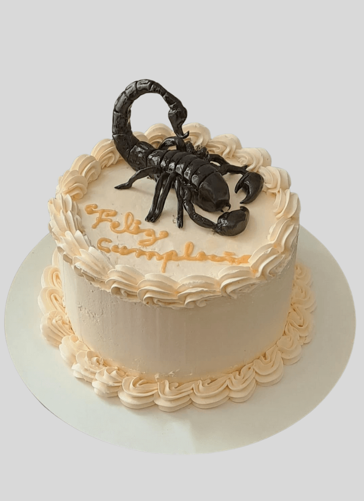 Inviting Scorpion Cake