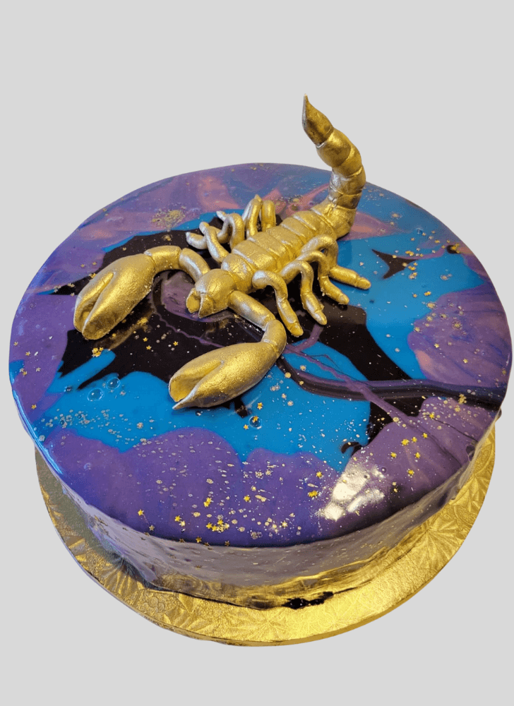 Pleasing Scorpion Cake