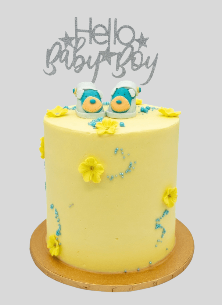 Alluring Baby Shower Cake