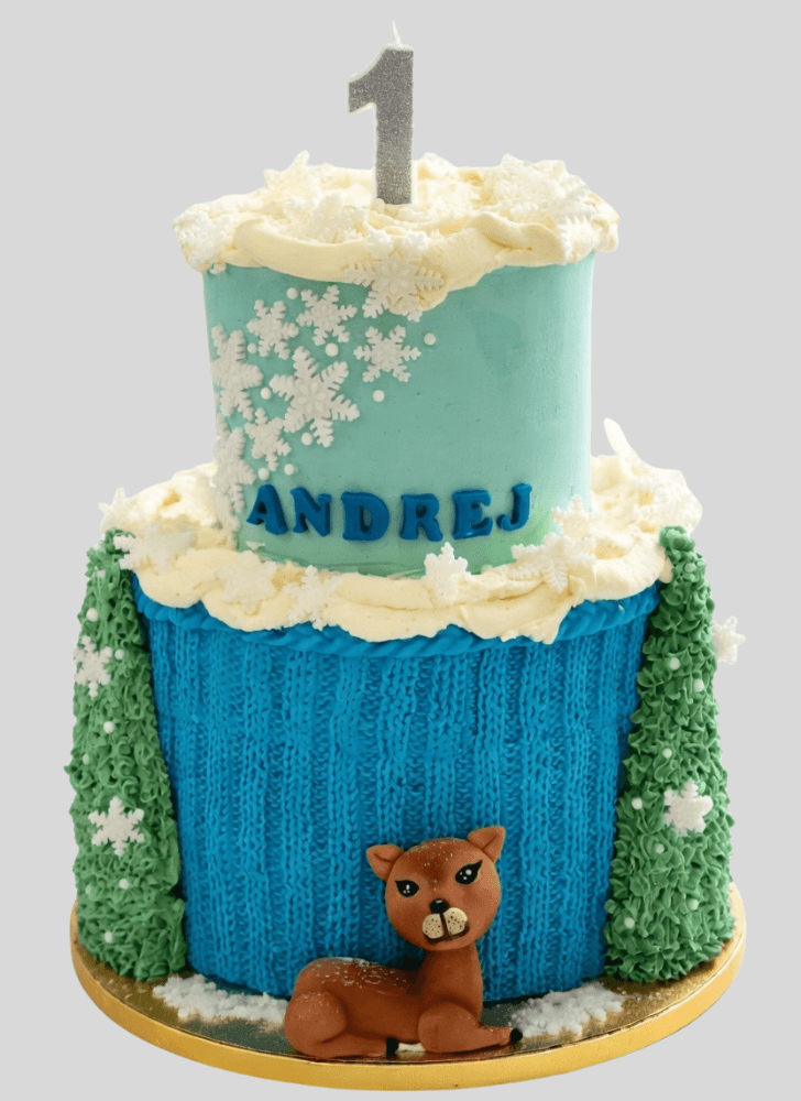 Angelic Baby Shower Cake