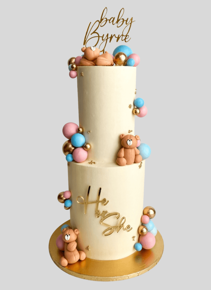 Comely Baby Shower Cake