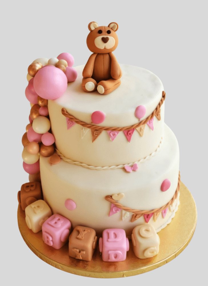 Delightful Baby Shower Cake