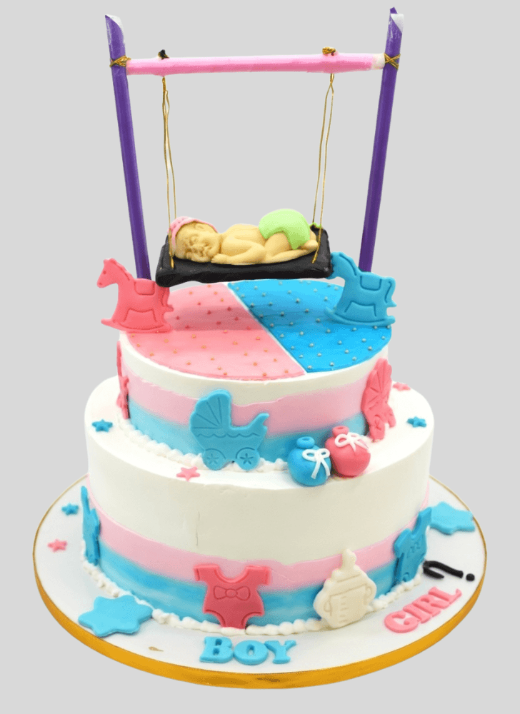 Enthralling Baby Shower Cake