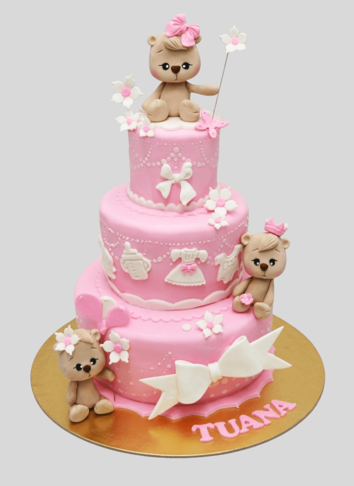 Exquisite Baby Shower Cake