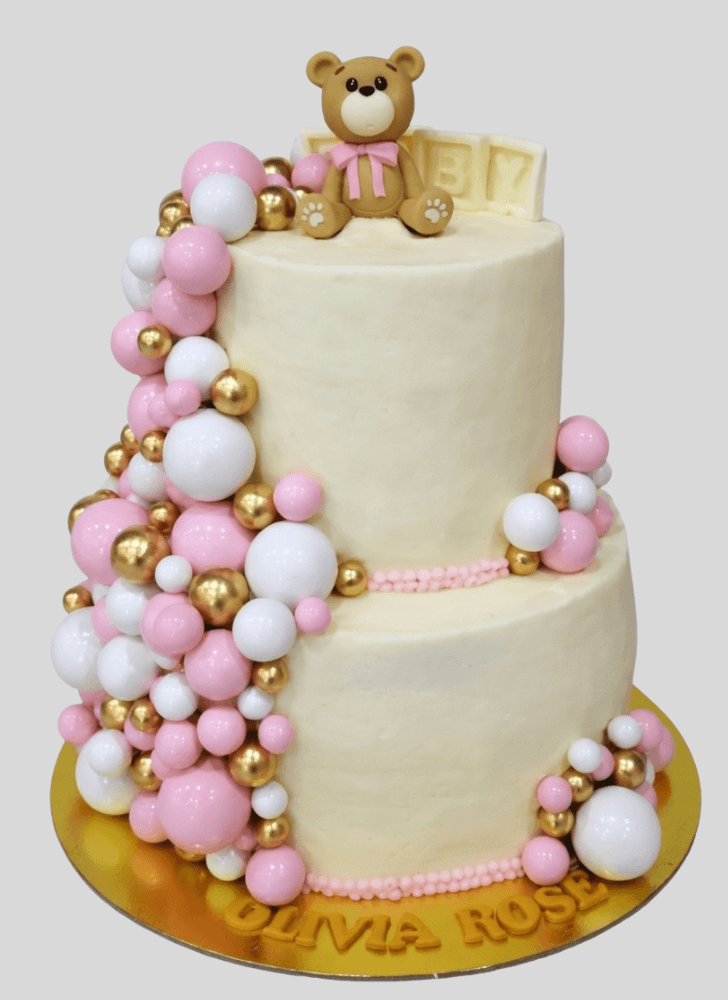 Good Looking Baby Shower Cake