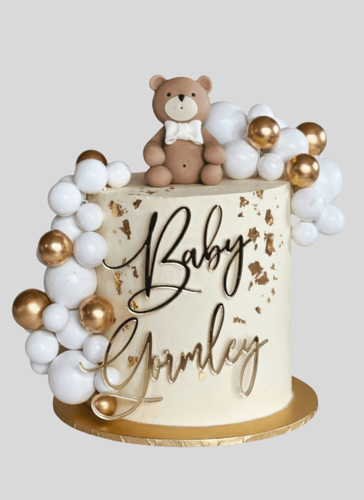 Graceful Baby Shower Cake