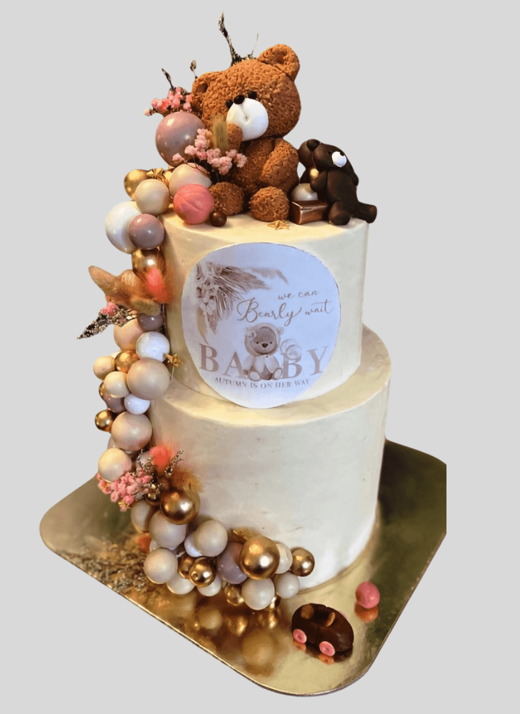 Grand Baby Shower Cake