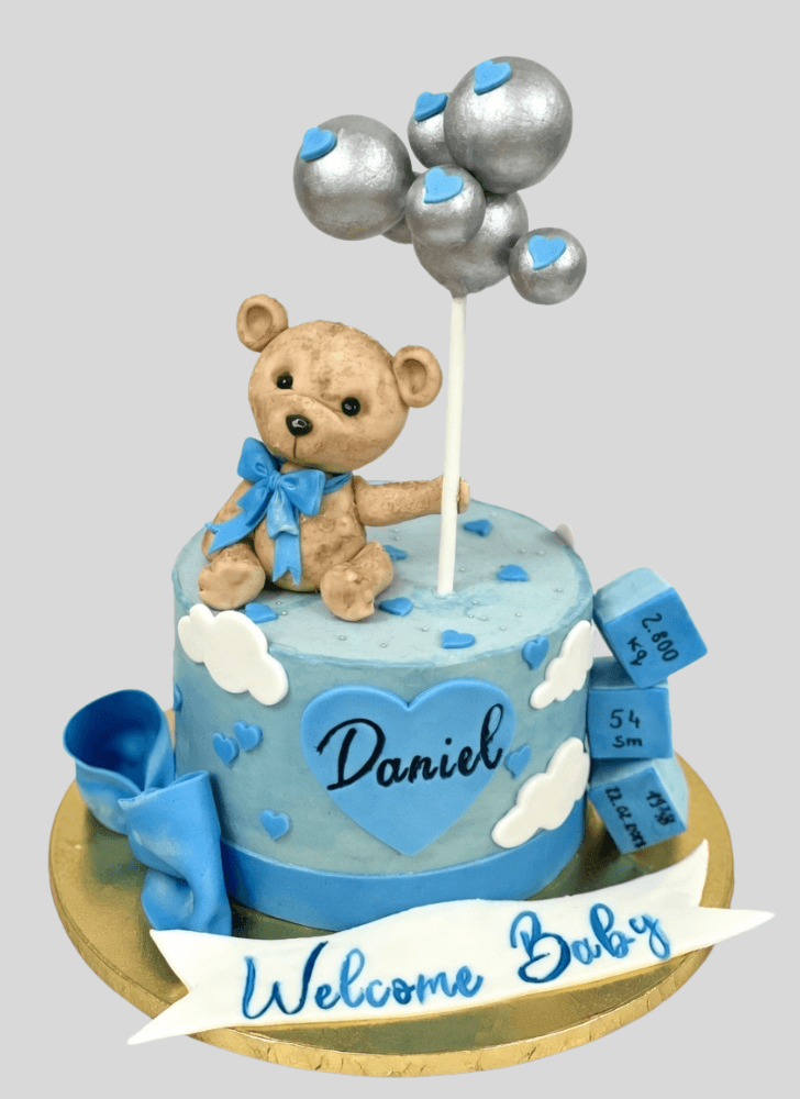 Magnetic Baby Shower Cake