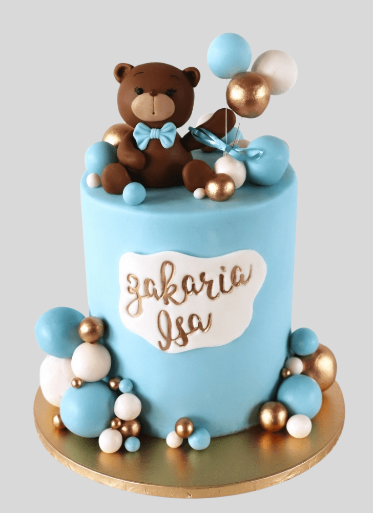 Mesmeric Baby Shower Cake