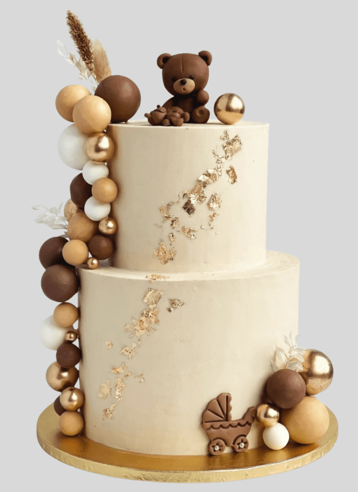 Pleasing Baby Shower Cake