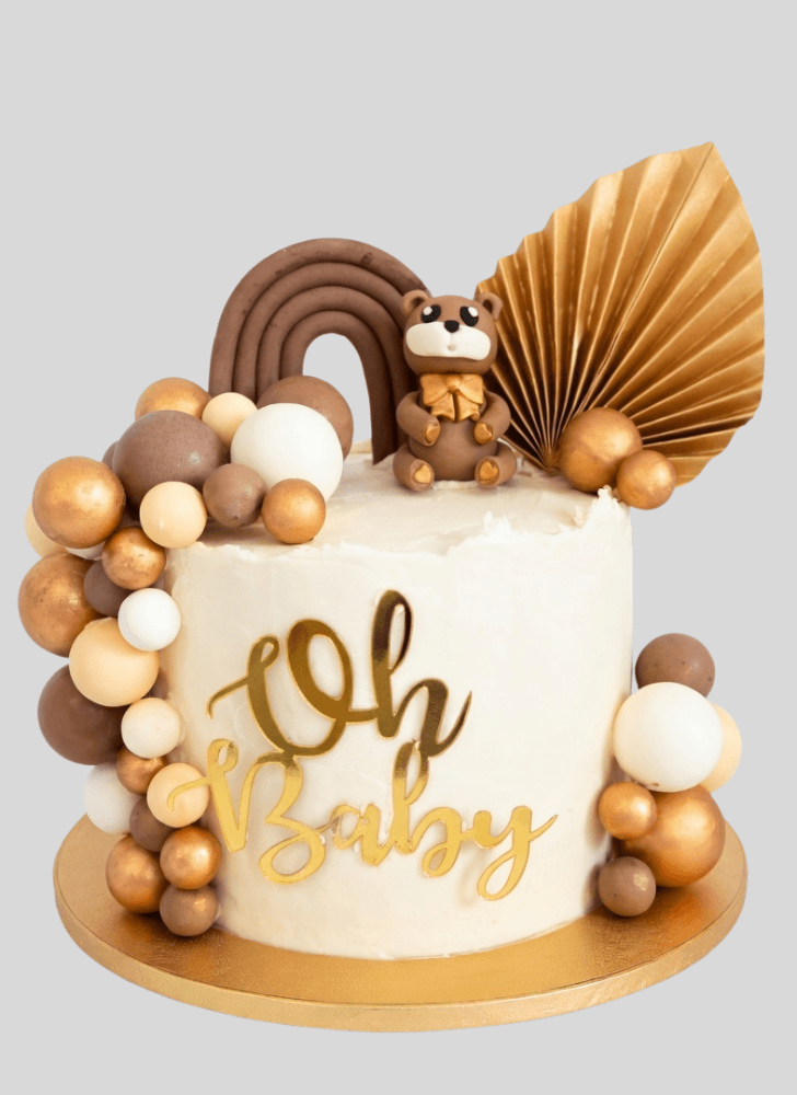 Pretty Baby Shower Cake