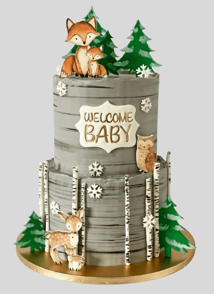 Ravishing Baby Shower Cake