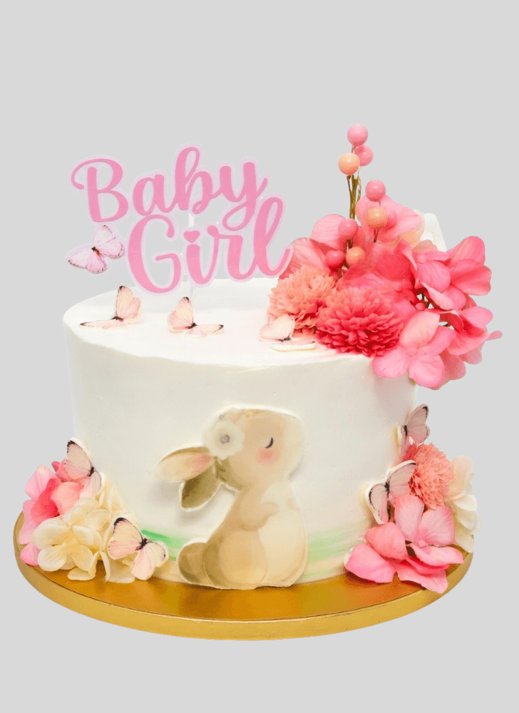 Refined Baby Shower Cake