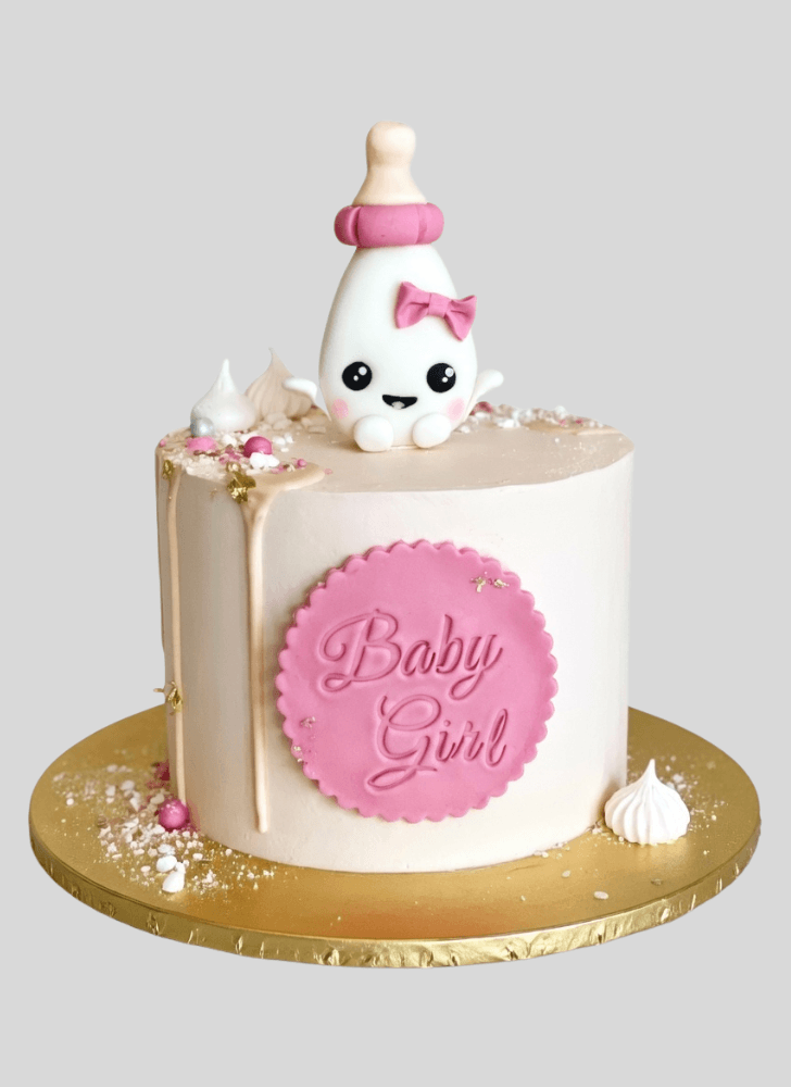 Shapely Baby Shower Cake
