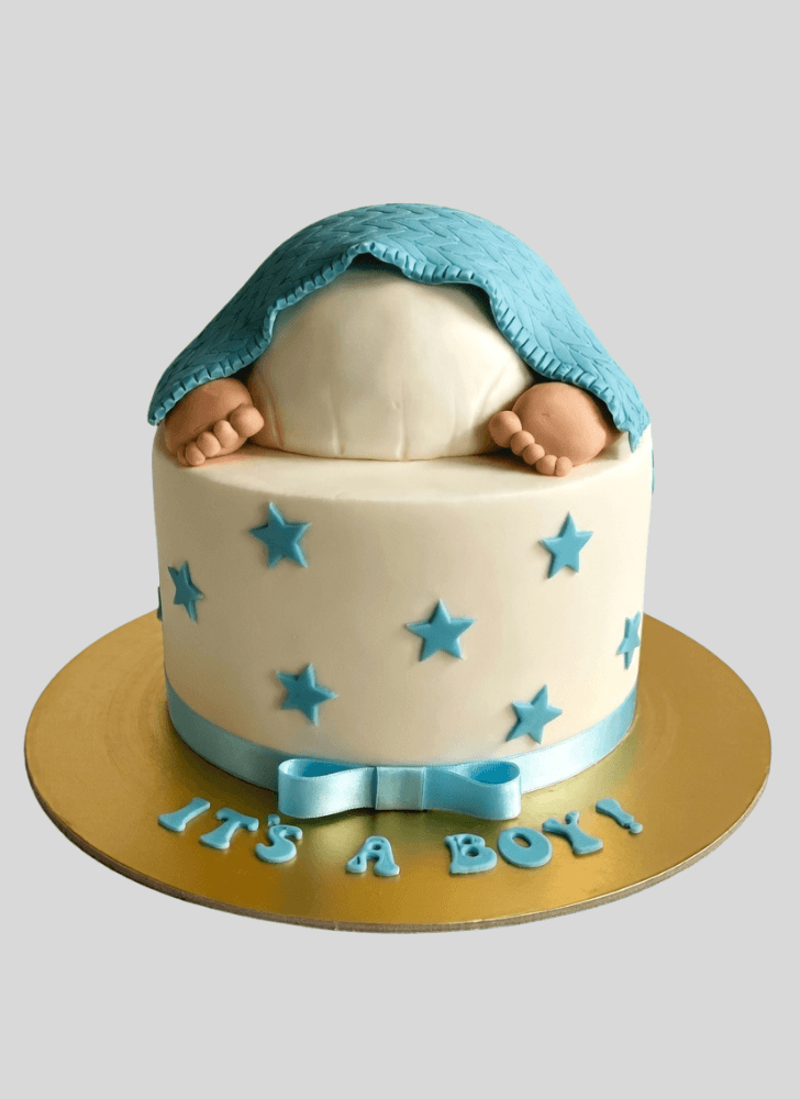 Wonderful Baby Shower Cake Design
