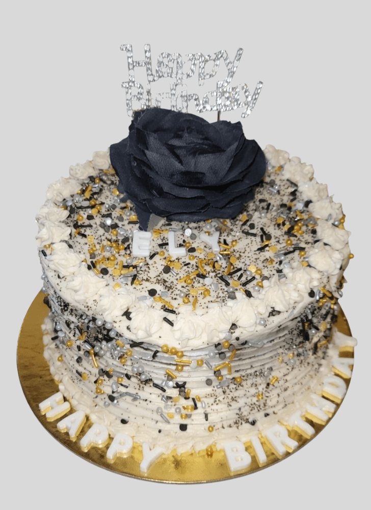 Adorable Back Rose Cake