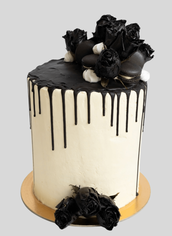 Angelic Back Rose Cake