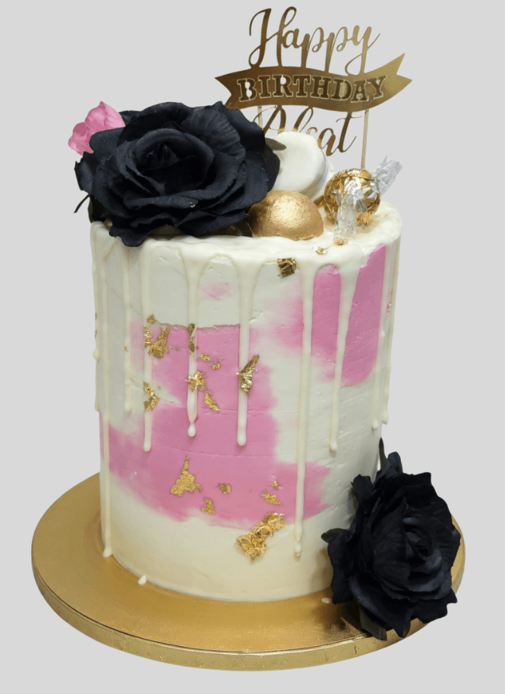 Charming Back Rose Cake