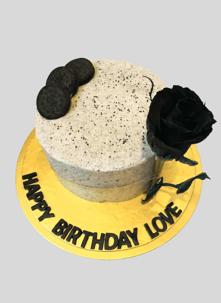 Handsome Back Rose Cake