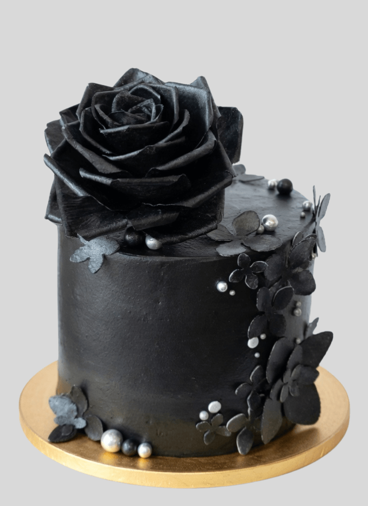 Ideal Back Rose Cake
