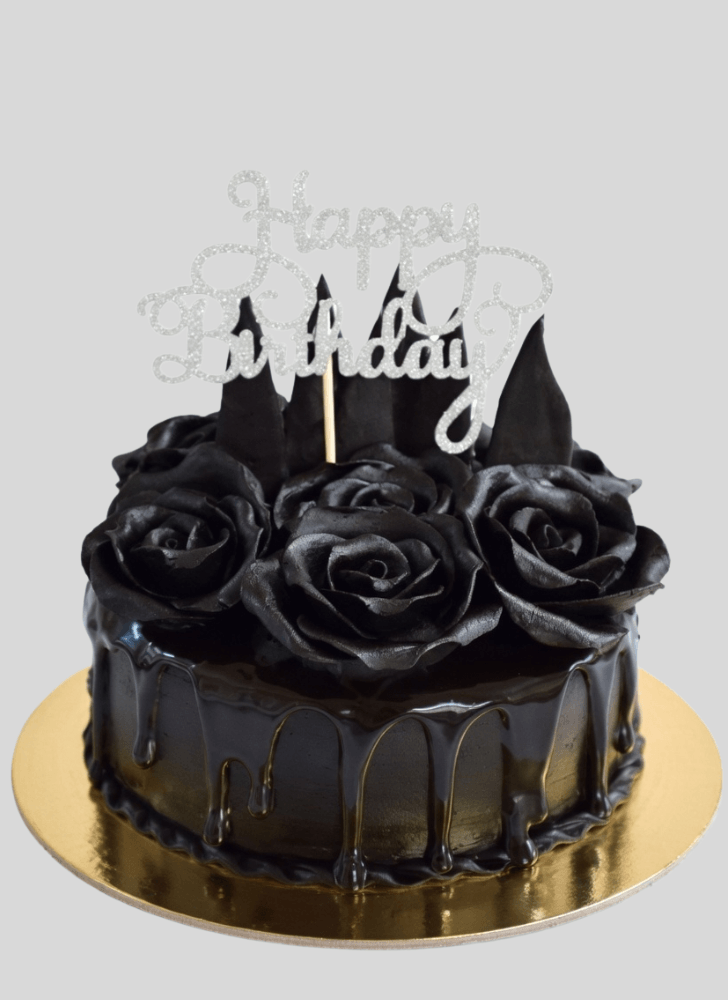 Magnetic Back Rose Cake