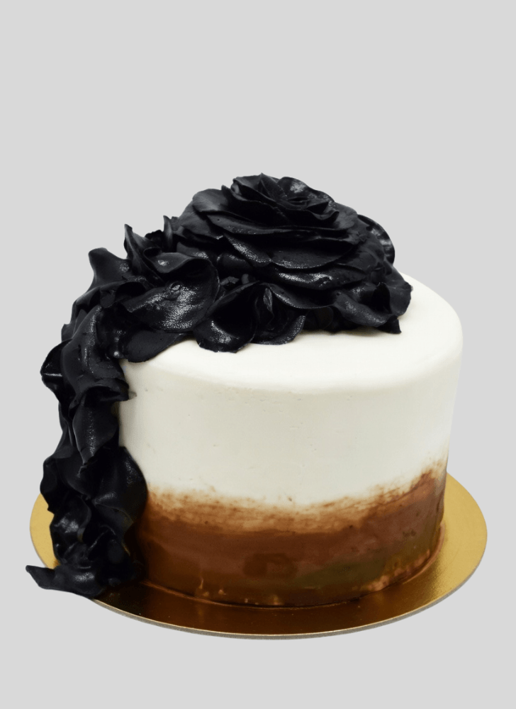 Shapely Back Rose Cake
