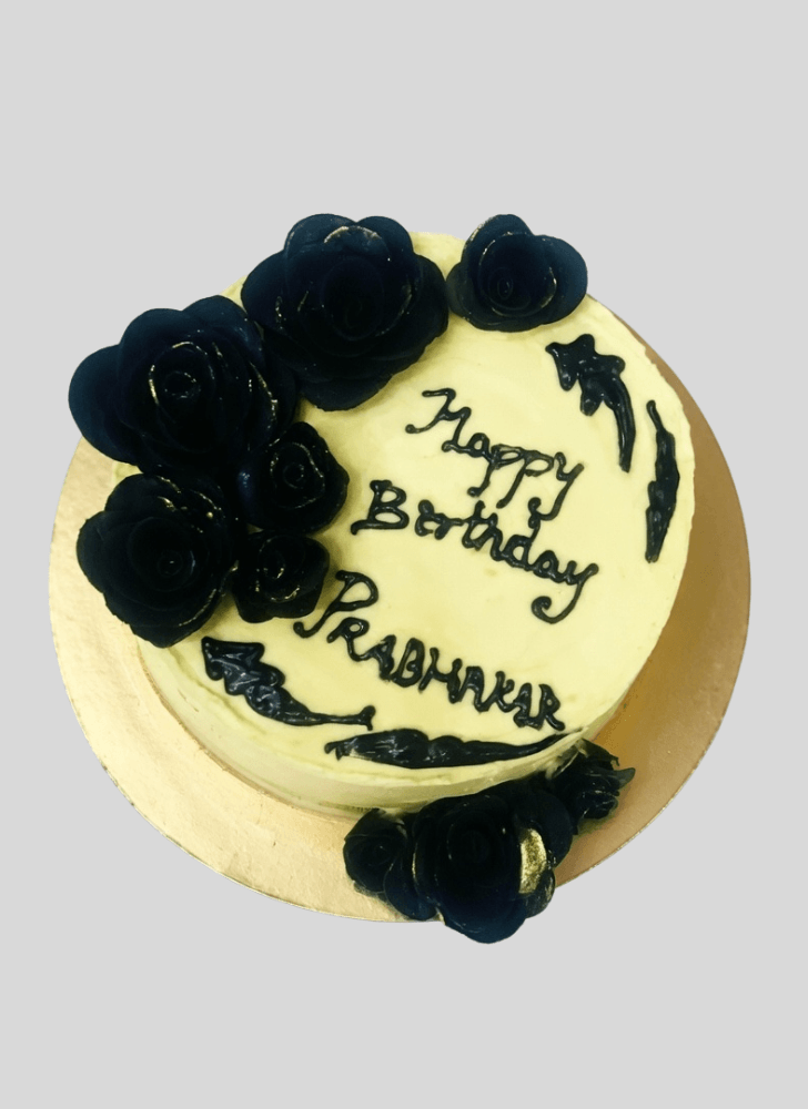 Stunning Back Rose Cake
