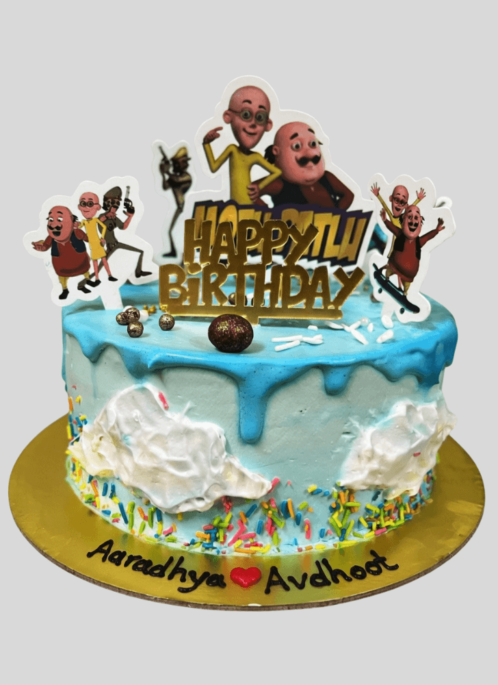 Adorable Motu Patlu Cake