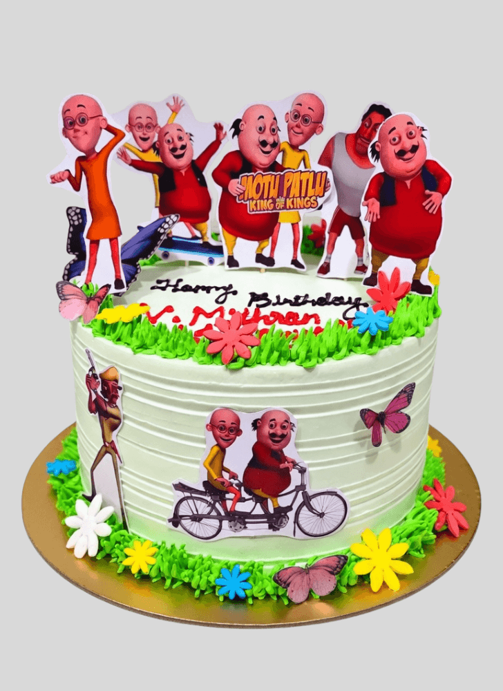 Angelic Motu Patlu Cake