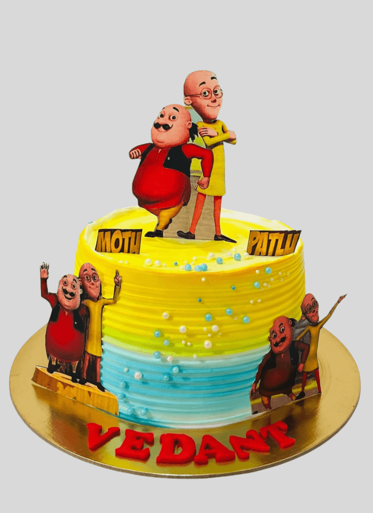 Classy Motu Patlu Cake