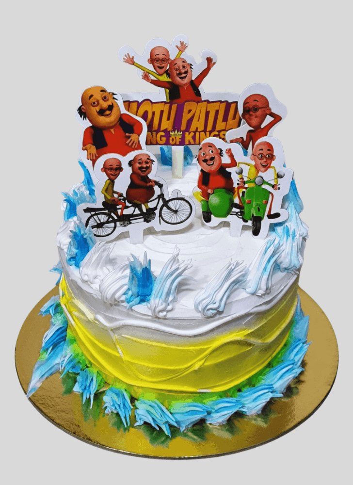 Cute Motu Patlu Cake