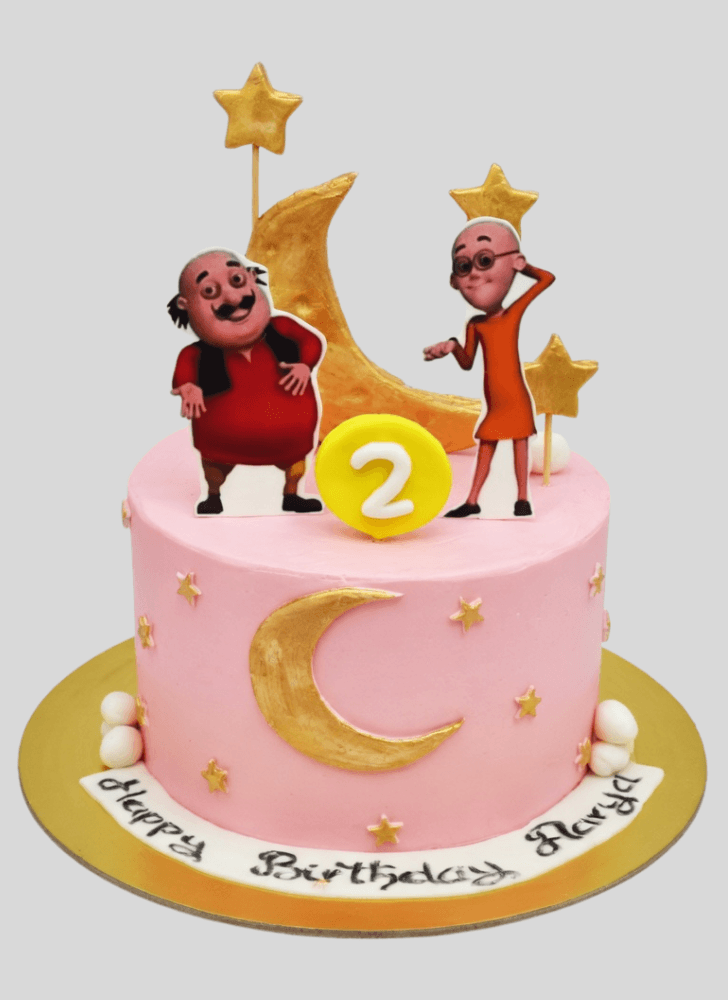 Dazzling Motu Patlu Cake