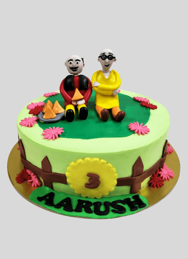 Delightful Motu Patlu Cake