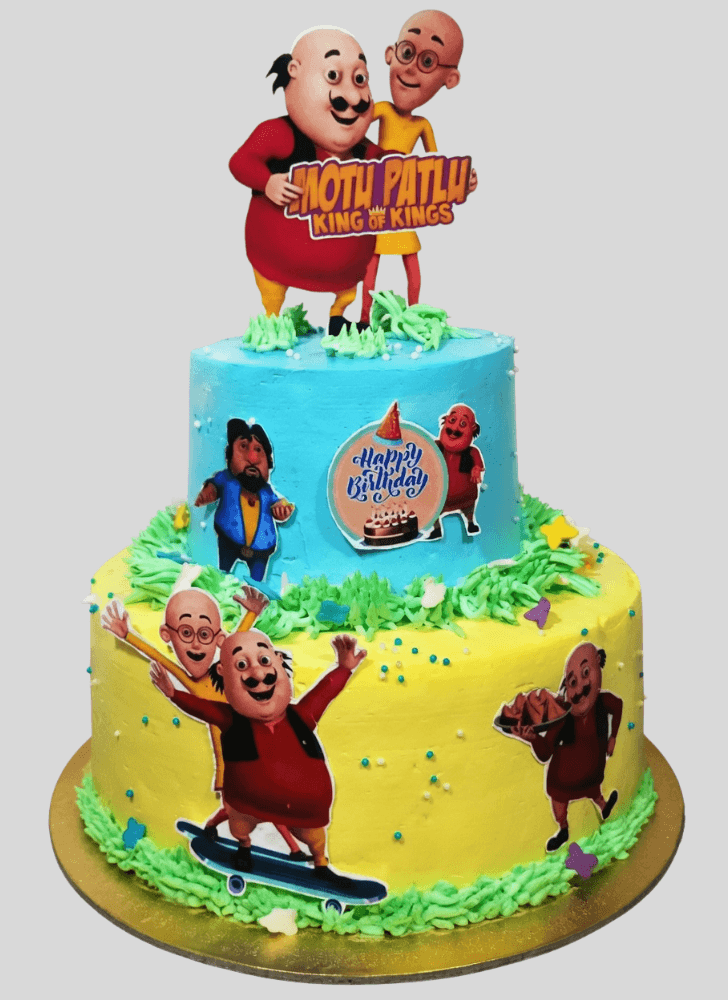 Elegant Motu Patlu Cake