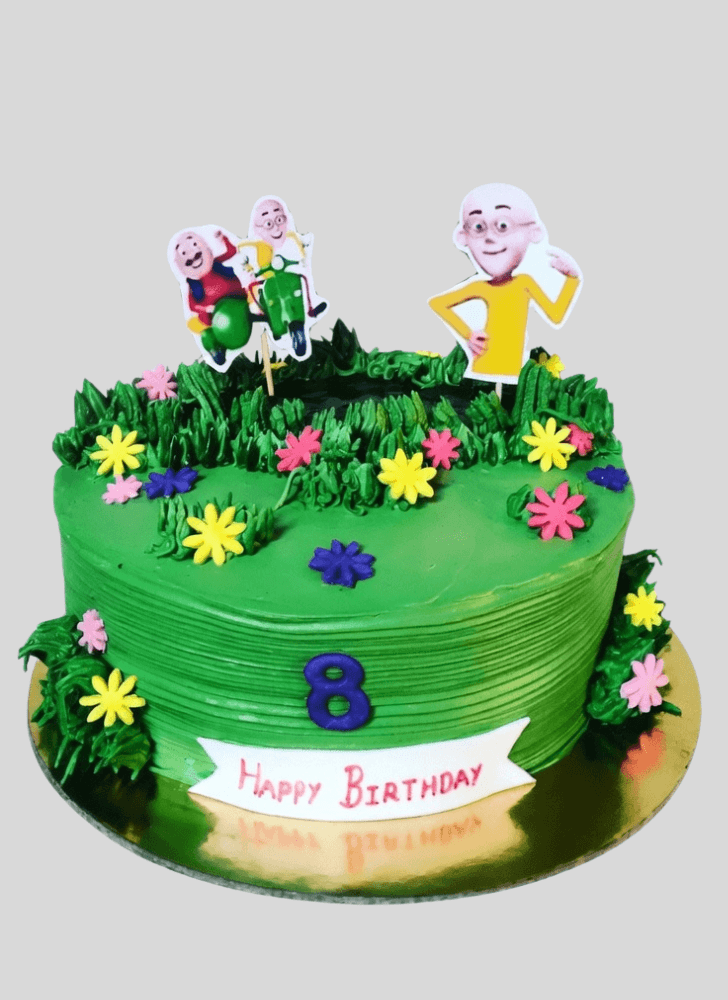 Enthralling Motu Patlu Cake