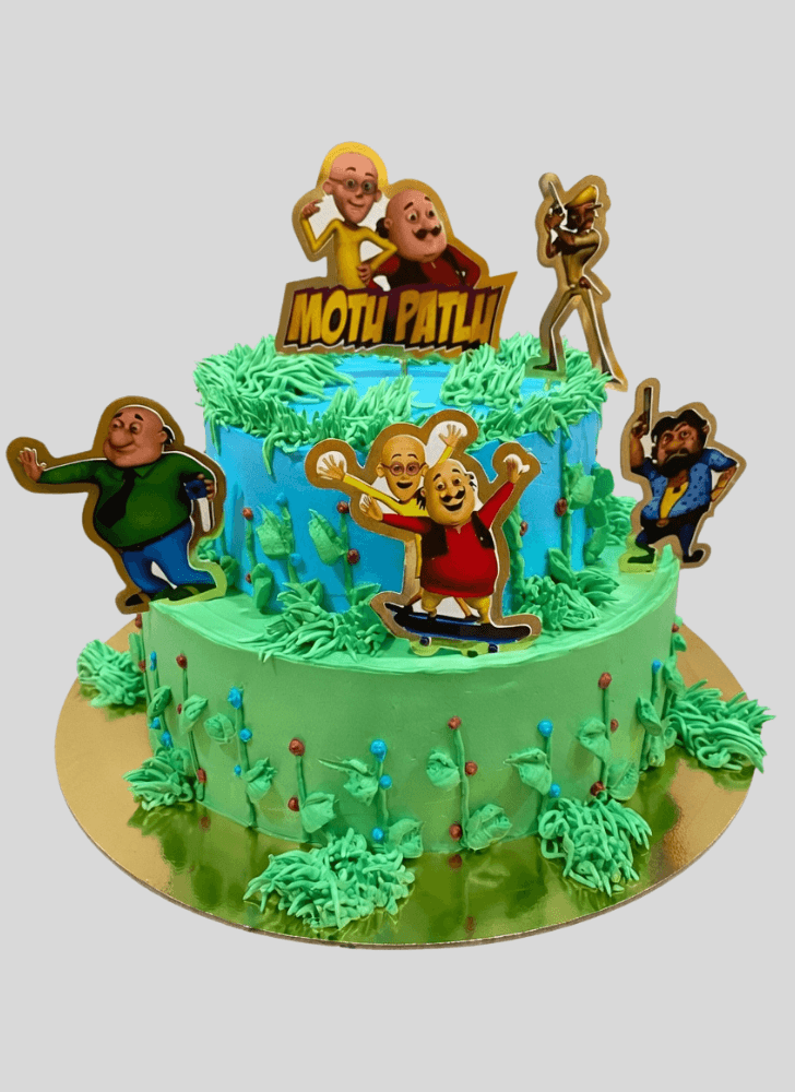 Fascinating Motu Patlu Cake