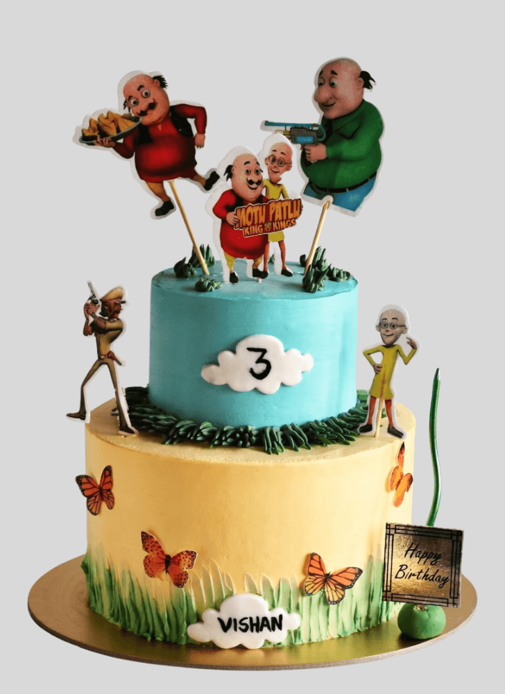 Grand Motu Patlu Cake