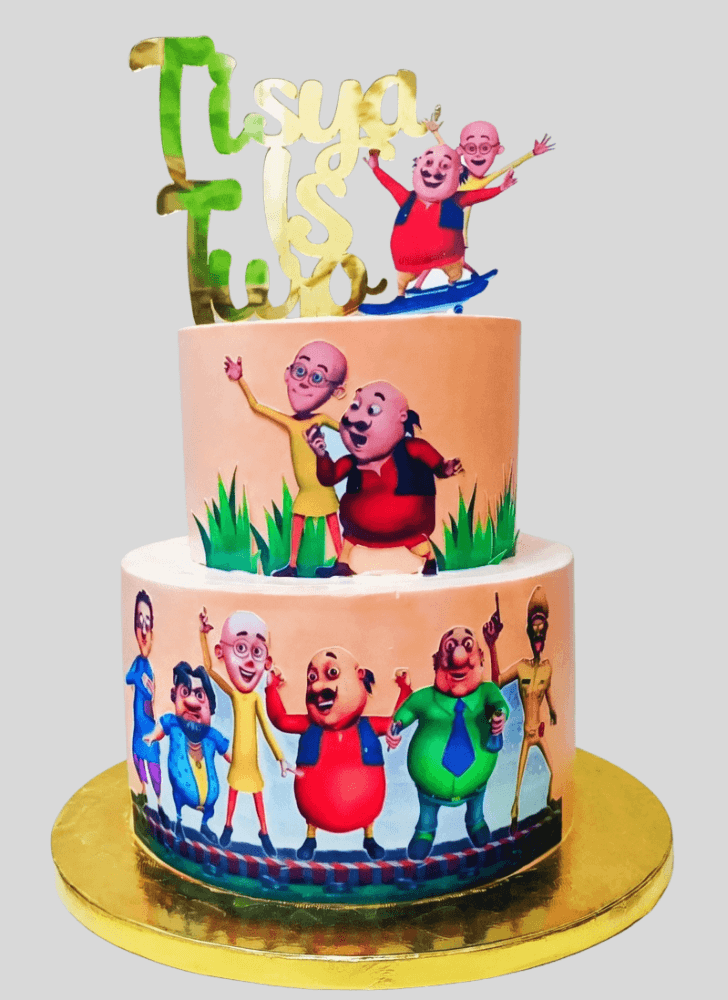 Pleasing Motu Patlu Cake