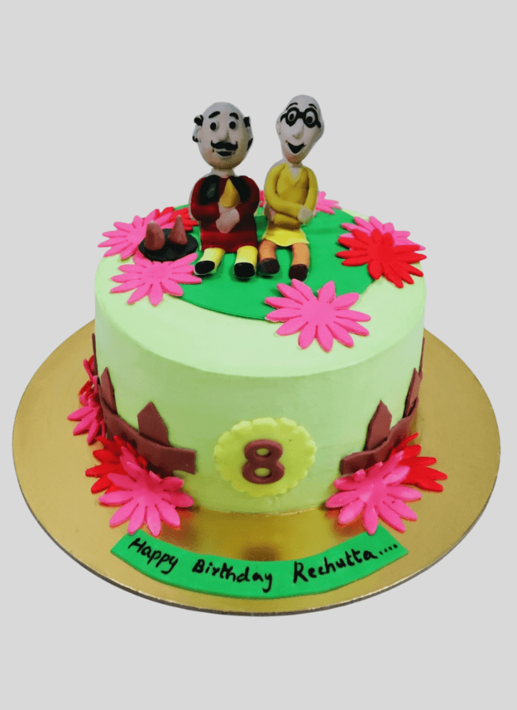 Pretty Motu Patlu Cake