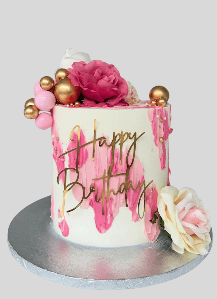 Exquisite Pink Cake