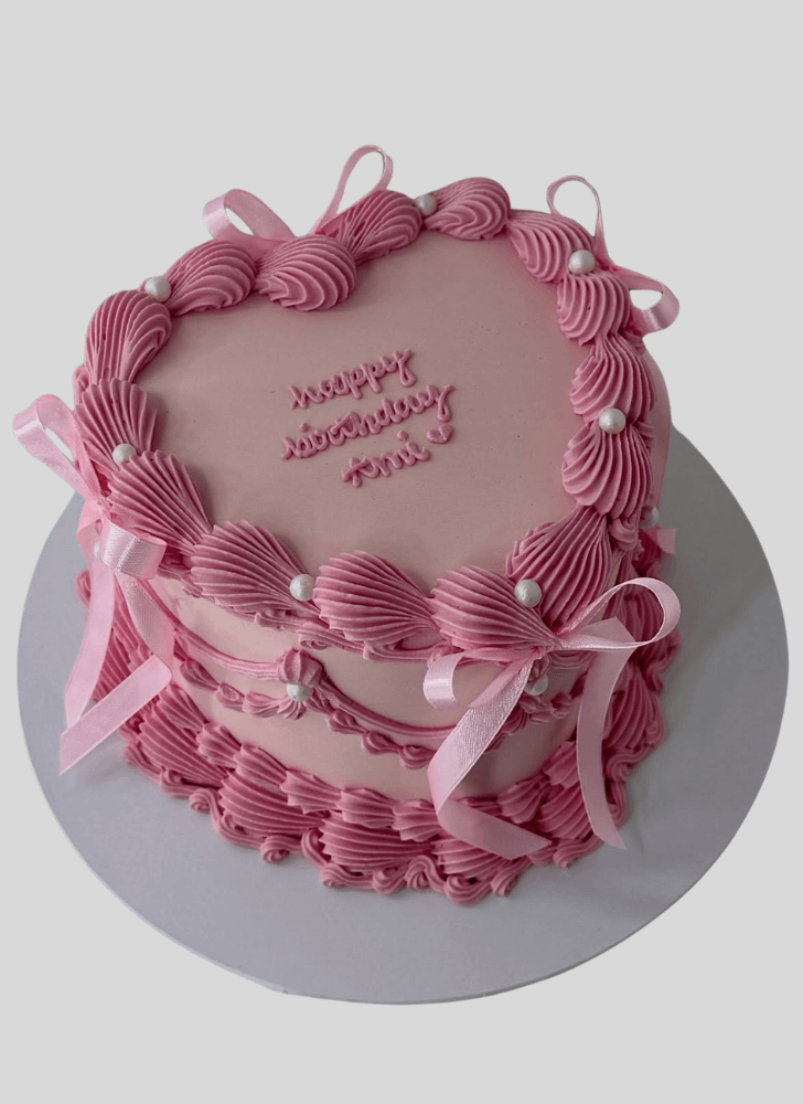 Lovely Pink Cake Design