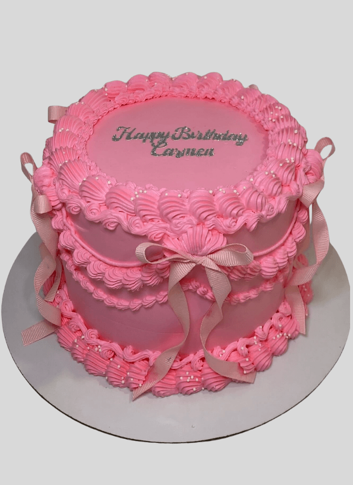 Mesmeric Pink Cake