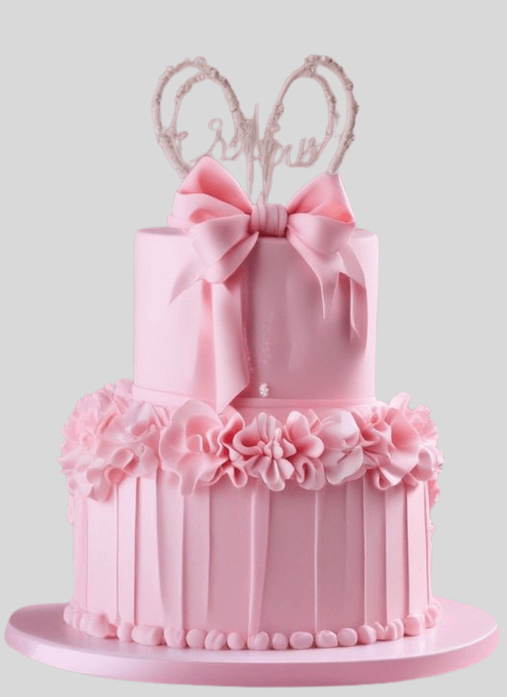 Refined Pink Cake