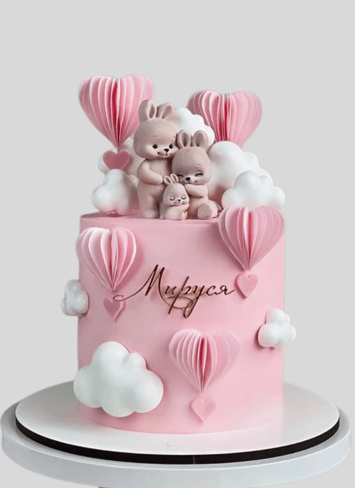 Slightly Pink Cake