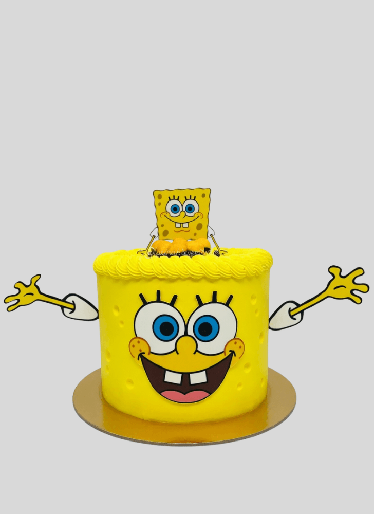 Alluring Spongebob Squarepants Cake