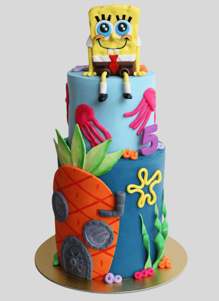 Bewitching Spongebob Squarepants Cake