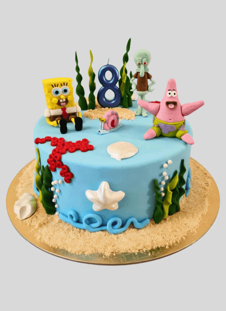 Classy Spongebob Squarepants Cake