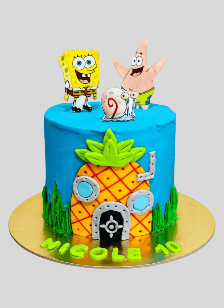 Comely Spongebob Squarepants Cake